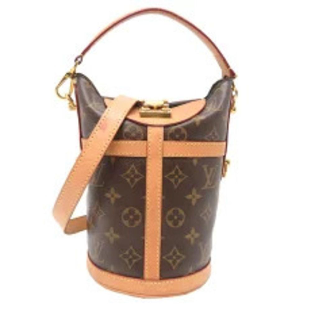 Louis Vuitton Duffle Bag Handbag Monogram Brown